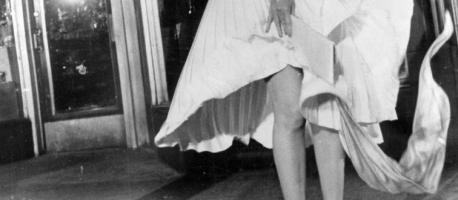 This famous billowing white dress is perhaps the most recognizable outfit ever worn in a movie. Which movie is this dress from?