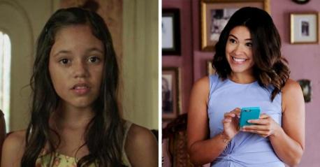 In Jane The Virgin Gina Rodriguez's character Jane was played by a young Jenny Ortega as her younger self, and both women have made their mark on TV. Do you think this was good casting?