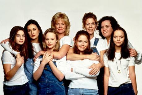 A 1995 film, Now And Then time shifted between adulthood and childhood, with what I remember as spot-on casting for the younger cast. The adults were played by Demi Moore, Rosie O'Donnell, Melanie Griffith and Rita Wilson, with the younger roles played by Gaby Hoffmann, Christina Ricci, Thora Birch and Ashleigh Aston Moore. If you saw this movie, do you think the roles were well cast?
