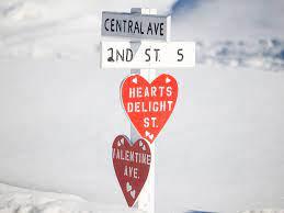 Local lore has two origins of the village's name. A young woman was employed in the kitchen at a mill and fell head over heels for one of the workers. A railroad employee spotted the couple and called the community Love Siding. The other story, more likely to be true, is that when the railroad station was established, the first train conductor to come through was Tom Love. Documents show the community was called Love Siding in the 1930s but officially became Love when it was incorporated in 1945. Do you enjoy interesting town or village name origin stories?