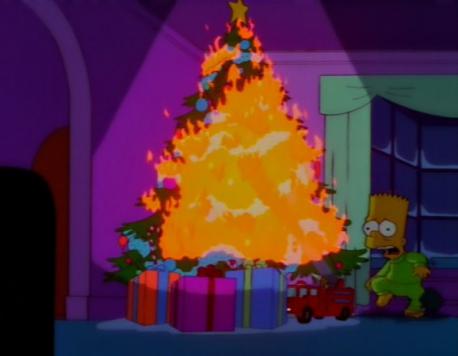 Has your Christmas tree ever caught on fire?