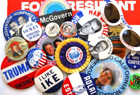 Do you collect political campaign buttons?