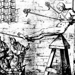 The Judas Cradle-- Closely related to impalement, this detestable punishment entailed having the victim sit on the pyramid-shaped cradle, after which they would be forced down on it by ropes with the intent of stretching the victim's orifice over a long period of time, slowly impaling them. To add to the overall humiliation, the victim was usually naked and the device was rarely washed. So if the torture did not kill you, the infection contracted from it would. Are you familiar with this form of punishment?