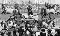 Hanged, Drawn, and Quartered-- During medieval times, in England, this torture technique, the victim is dragged in a wooden frame called a hurdle to the place of execution. They would then be hanged by the neck for a short period of time until they are near-death (hanged), followed by disembowelment and castration where the entrails and genitalia are burned in front of the victim (drawn). The victim would then be divided into four separate parts and beheaded (quartered). Is this the worst of them all?