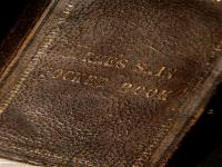 Human leather has a different pore size and shape than pig or calf skin, along with a bizarre waxy smell, allowing fraudulent books to be identified. Did you know that the tanning process often destroys DNA traces, so it's hard to identify the