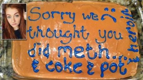 Rachel told her parents they could make it up to her by baking a cake. Here it is. Have you ever made an 