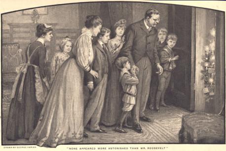 Archie's plant exploits eventually took on a life of their own. At least one writer has credited Archie as the first person to bring a Christmas tree into the White House. That honor, though disputed, probably belongs to Franklin Pierce. When you were a kid, were you allowed to have a Christmas tree at home?