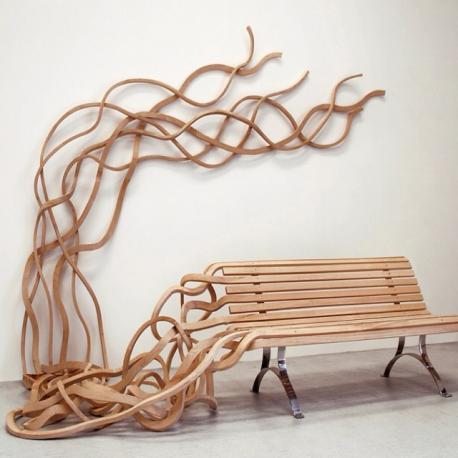 Furniture artists have a way with wood, bending and molding it to fit their designs. Sinuous curves and organic shapes are pleasing to the senses. Wood is molded to its best advantage to show its innate character. Some pieces are just too unique to be ignored. Can you mention any functional art artists?
