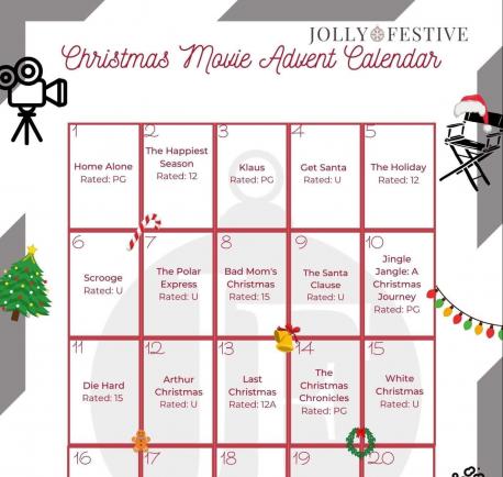 Have you ever done a holiday movie advent calendar?