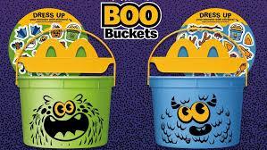 Did you always rock a pillow case for the maximum amount of candy, or did you ever take one of these types of buckets from McDonalds or wherever?
