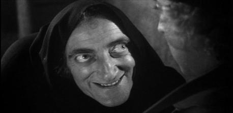 Igor - played by Marty Feldman, this hunchbacked servant's grandfather worked for Victor. He insists his name is pronounced 'Eyegor'. There's a running gag with his hump seeming to switch sides, etc. Going back to Shelley's novel again, Victor had no assistant. In the 1931 film, he was called Fritz. 'Ygor' first appeared in Son of Frankenstein, a blacksmith with a deformed neck. Somewhere along the line, he got associated as Victor's assistant. Ever known someone with a hunched back or other physical deformity?