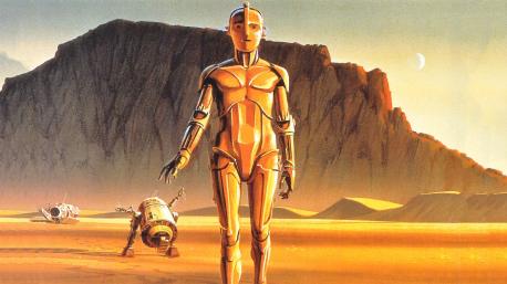 Influence - to wrap this up, despite being a classic silent film, it influenced later ones such as Blade Runner with it's towering buildings, or Star Wars, where C-3PO is similar to the Maria robot as can be seen in this early Ralph McQuarrie concept painting. Below a few more, any you've seen?