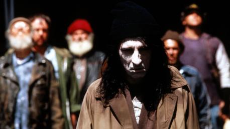 Street people - in this case are drawn to the church, keep our cast trapped inside. Rob Zombie (pictured) one of them. While I no issue with such folk, would be pretty darn creeped a group of dozens of them just staring at something. Do you have fear of the homeless / street people?