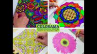 Have you heard of the Colorama books? They are coloring books for adults.