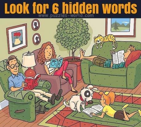 Hidden Words Part II Which of these words can you find in the picture?