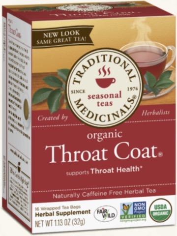 Next up is Throat Coat tea, made for all sore throat symptoms, also found online or at walmart for $3.00 a box of 16 tea bags, would you be willing to try this and kick the over the counter & Big Pharma to the curb and start living a more healthier lifestyle using all natural?