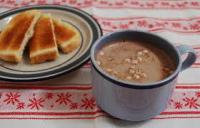 Do you like to eat toast with your hot chocolate?