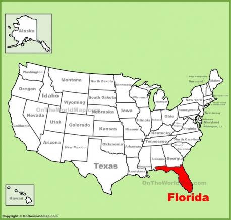 Florida - was named by Ponce de León and comes from the Spanish word 