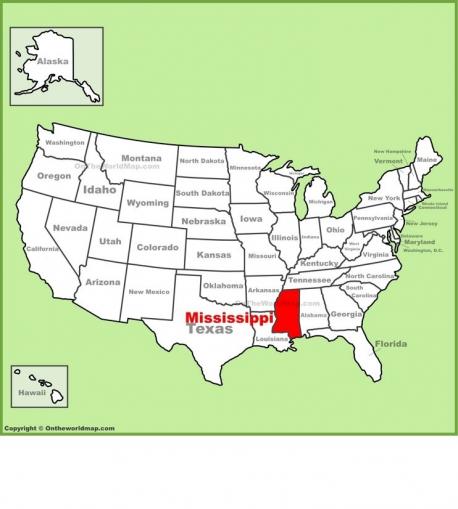 Mississippi - the name comes from the French 