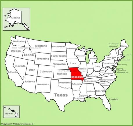 Missouri - is named for the Missouri River, which was named after the indigenous Missouria. French colonists adapted a form of the language-name for the people: Wimihsoorita. Their name means 