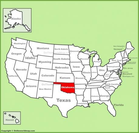 Oklahoma - The state's name is derived from the Choctaw words okla, 'people' and humma, which translates as 'red'. Does this name fit the state?