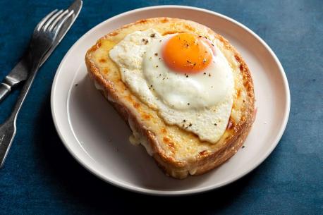According to tastingtable.com the French typically stick to simple breakfasts completed with hot tea or coffee. Egg or veggie quiches, omelettes with fresh herbs and croque madame are popular savory items. Does this tickle your taste buds?