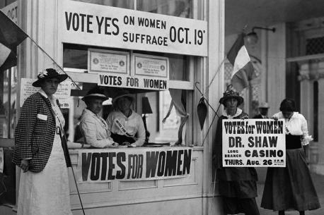 Early in the 20th century women were only able to vote in a handful of states. Marches, protests and activism brought about a change due in part to Elizabeth Cady Stanton, Susan B. Anthony and Alice Paul (considered the major architects of Women's Suffrage). Women nationwide won the right to vote when the 19th Amendment to the Constitution was ratified in 1920. Did you know President Woodrow Wilson made a speech to Congress in 1918 publicly endorsing women's voting rights?