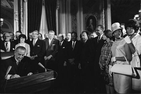 Congress passed the Voting Rights Act in 1965. Were you aware President Lyndon Johnson signed the measure on August 6th with Dr. Martin Luther King, Jr., Rosa Parks and other icons of the Civil Rights movement present?