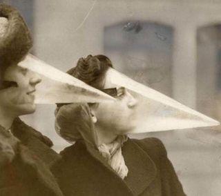 Here's another invention whose creator faded into oblivion. The Blizzard mask was invented in 1939 in Montréal where temperatures can dip to -4 Fahrenheit. The beak shaped mask was intended to protect the wearer's face from snow and ice. Looks good for social distancing too. Would you wear the Blizzard mask in blizzard conditions?