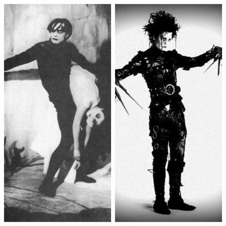 It is about an insane hypnotist who uses a somnambulist (sleepwalker) named Cesare, whom he keeps in a cabinet, to commit murders. The visual style is thought to have inspired Tim Burton's films, especially Edward Scissorhands. Does this sound like a movie that might interest you?