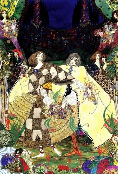 Harry Clarke illustrated collections of Edgar Allan Poe's 