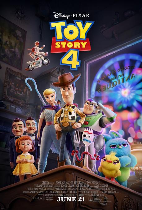 Are you aware that Toy Story 4 is coming to theaters (in the USA) this June 21st?