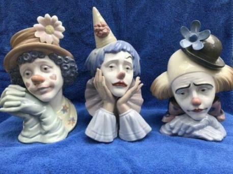 Do you collect any porcelain clown figurines?