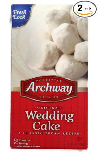 Have you ever eaten Archway's Wedding Cake cookies? My favorites!