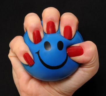 Do you ever use a stress relieving squishy ball when your nervous or just plain thinking?
