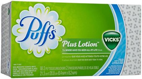 Have you tried the Puff's Plus Lotion with Vick's tissues?