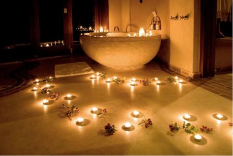 Have you ever used LOTS of candles to decorate a room for any occassion?