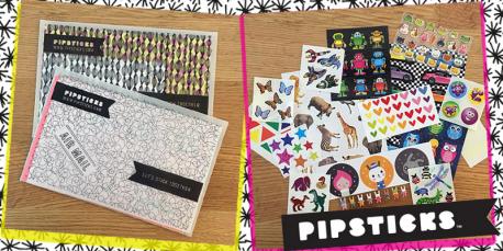 Have you heard of Pipsticks? Pipsticks is a sticker subscription service each month. Its a lot of fun.