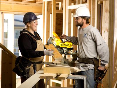 I met a young woman whose father worked as an electrician and she was finishing her schooling for the same. Do you know any women who are in a trades program or work in the trades industry?
