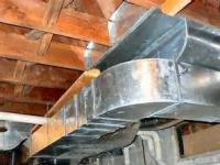 After the war duck tape was sold in hardware stores. It was commonly used to wrap air ducts. The name 