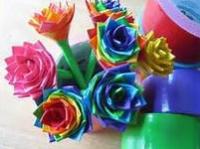 Now that duct tape comes in a variety of colors and patterns, it has become a crafting tool. Do you create crafts from duct tape?