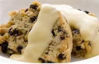 A pudding popular in Britain, Spotted Dick, contains dried fruit and is commonly served with custard. Would you give this British pudding a try?