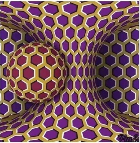 I saw this on Facebook and thought it might be fun to do on Tellwut. Supposedly, this image was created by a Japanese neurologist. If the image is still, you are calm, if the image moves a bit, stressed, and if the image moves like a carousel, you are very stressed. What do you see?