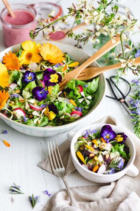 Have you had a flower salad?