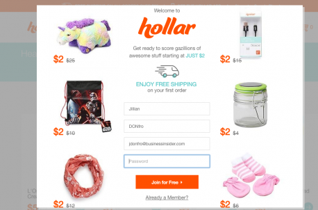 Have shopped at Hollar.com? (What is Hollar.com? Is Hollar.com Shopping Worth it? | Review ... Hollar.com is a great place for cheap shopping online, not just for dollar store prices, but also because they offer promotional coupons and discounts on a regular basis. For example, at the time of this writing, the current Hollar.com coupon promotion offers anywhere between $3-$9 off on your next purchase of $20-$40.)
