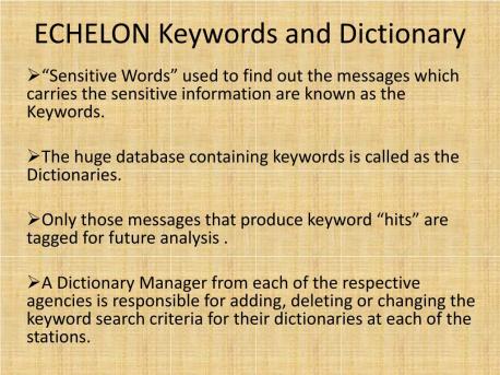 Did you know key words are alert flags to record the messages? 