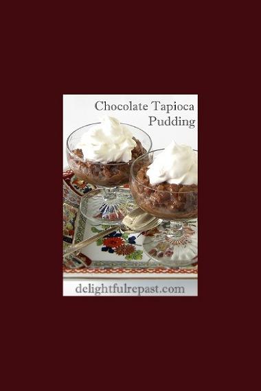 Do you add ingredients to your Tapioca pudding?