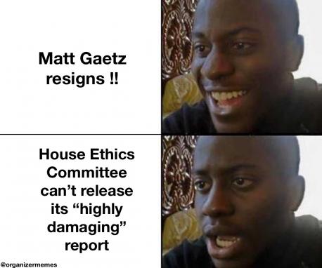#1) ABC News - abcnews.go.com. Matt Gaetz resigns from Congress after being picked for attorney general. — President-elect Donald Trump has nominated Rep. Matt Gaetz to be attorney general, he posted on his social media platform Wednesday ... AND #2) Washington Post www.washingtonpost.com Matt Gaetz resigned just days before House ethics investigation was due 1 hour ago — The former Congressman stepped down after Trump named him as his pick for attorney general. 4 min. Rep. Matt Gaetz (R-Florida) speaks at a ...
