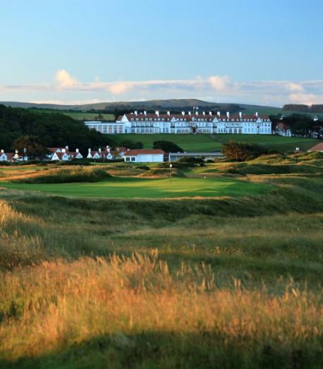 Did you know Trump has a golf course and resort hotels in Scotland called the Trump Turnberry, in Turnberry Scotland? 