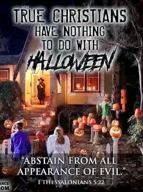 Do you believe Halloween is evil?
